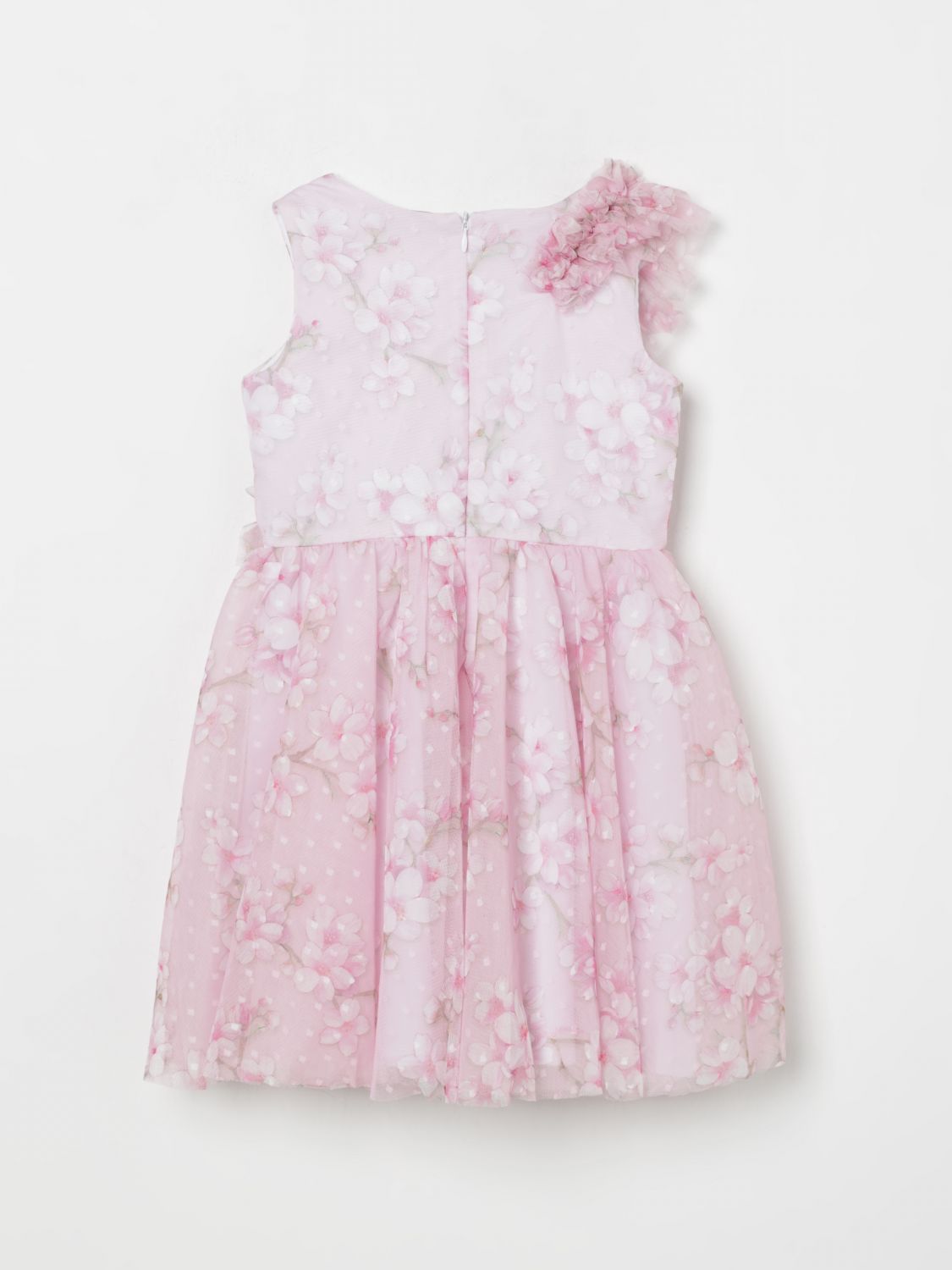 Floral-print dress - Pink