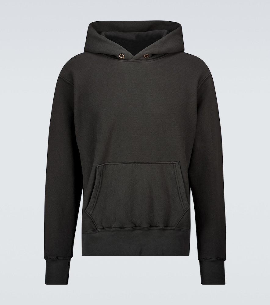 Cropped hooded sweatshirt