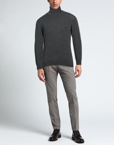 Man Turtleneck Lead Size L Merino Wool, Acrylic
