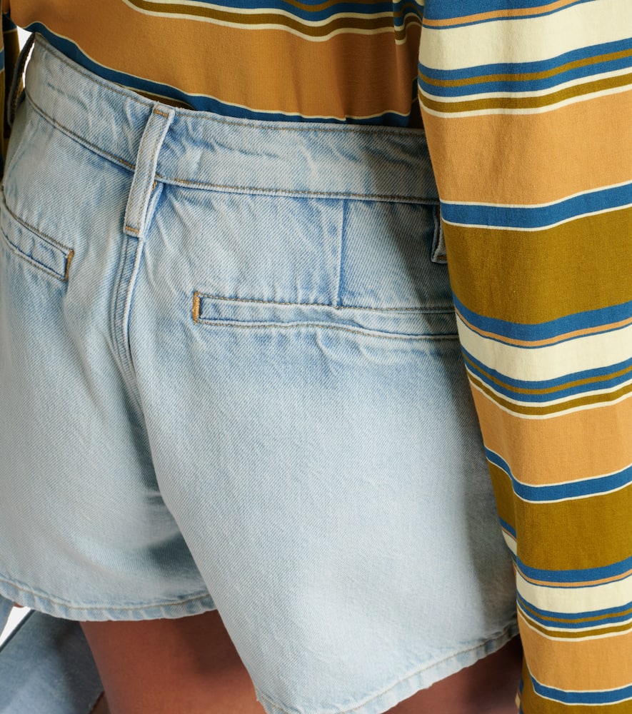 Le Bardot denim shorts