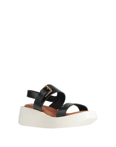 Woman Sandals Black Size 9 Soft Leather