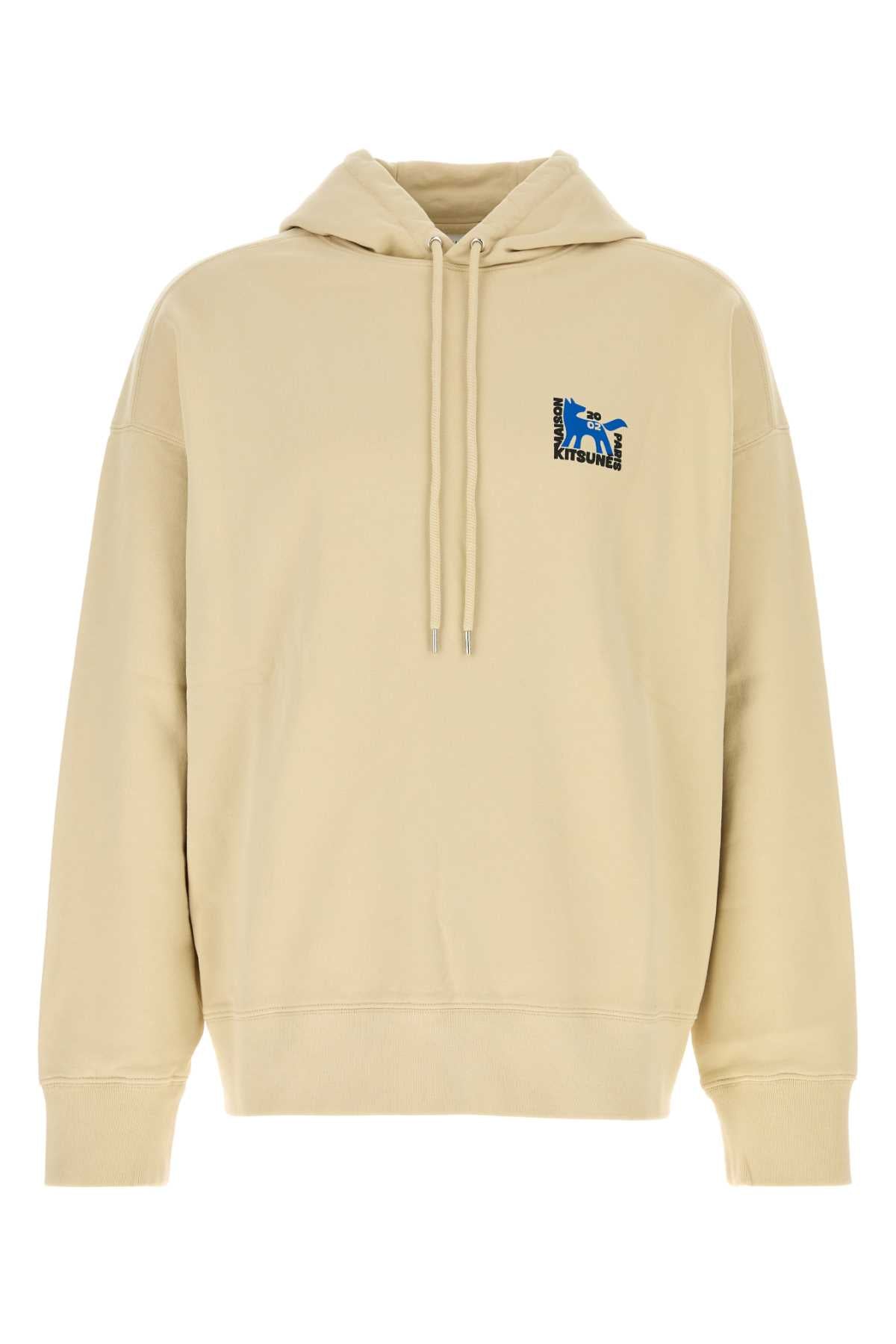 Maison Kitsune Oversize Hoodie — Beige