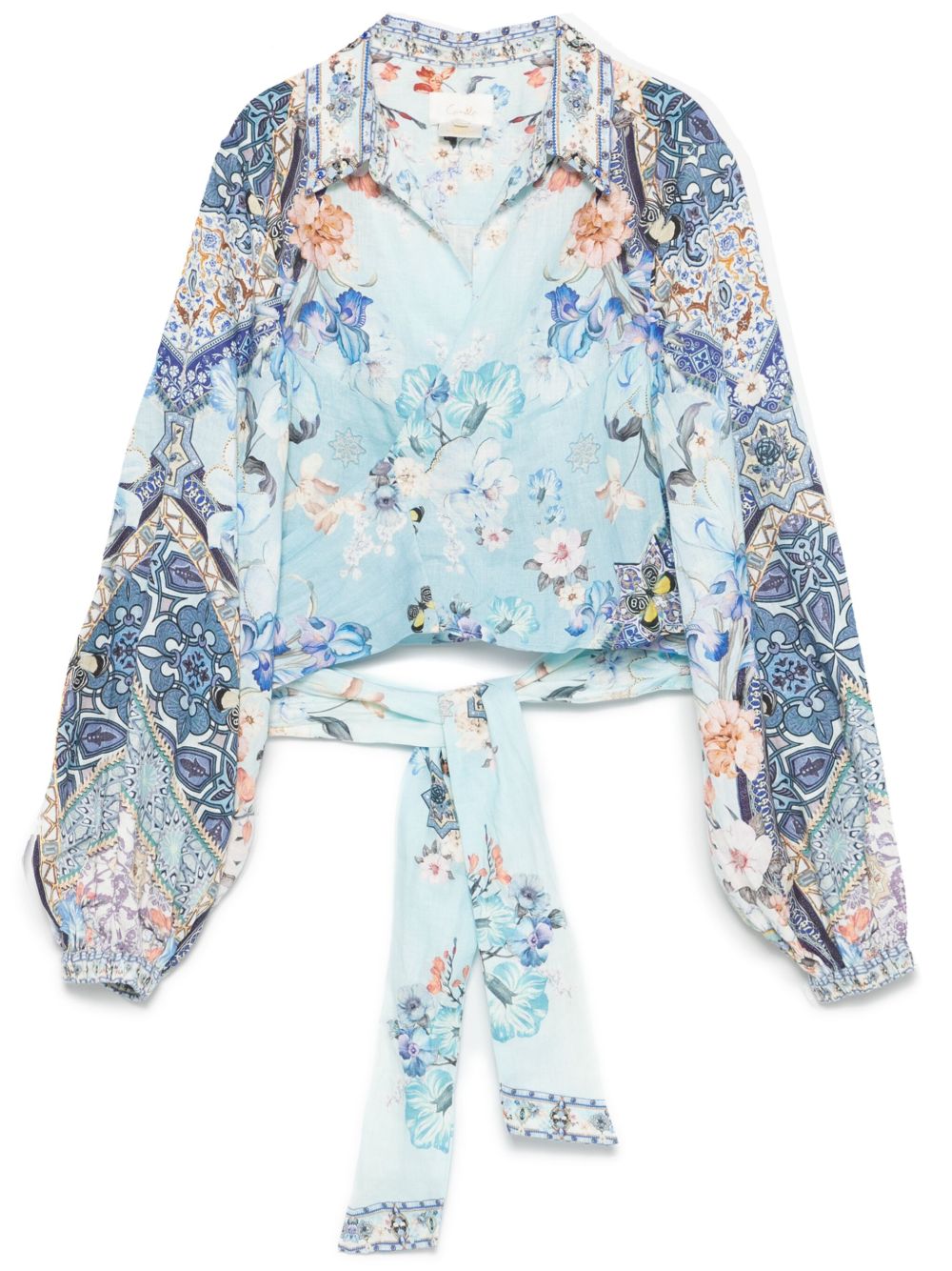 Al Manial Palace Memoirs blouse - Blue