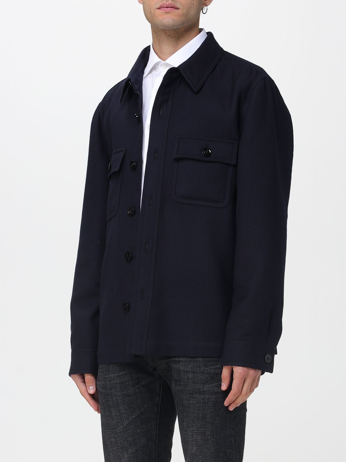 Blazer Men color Blue