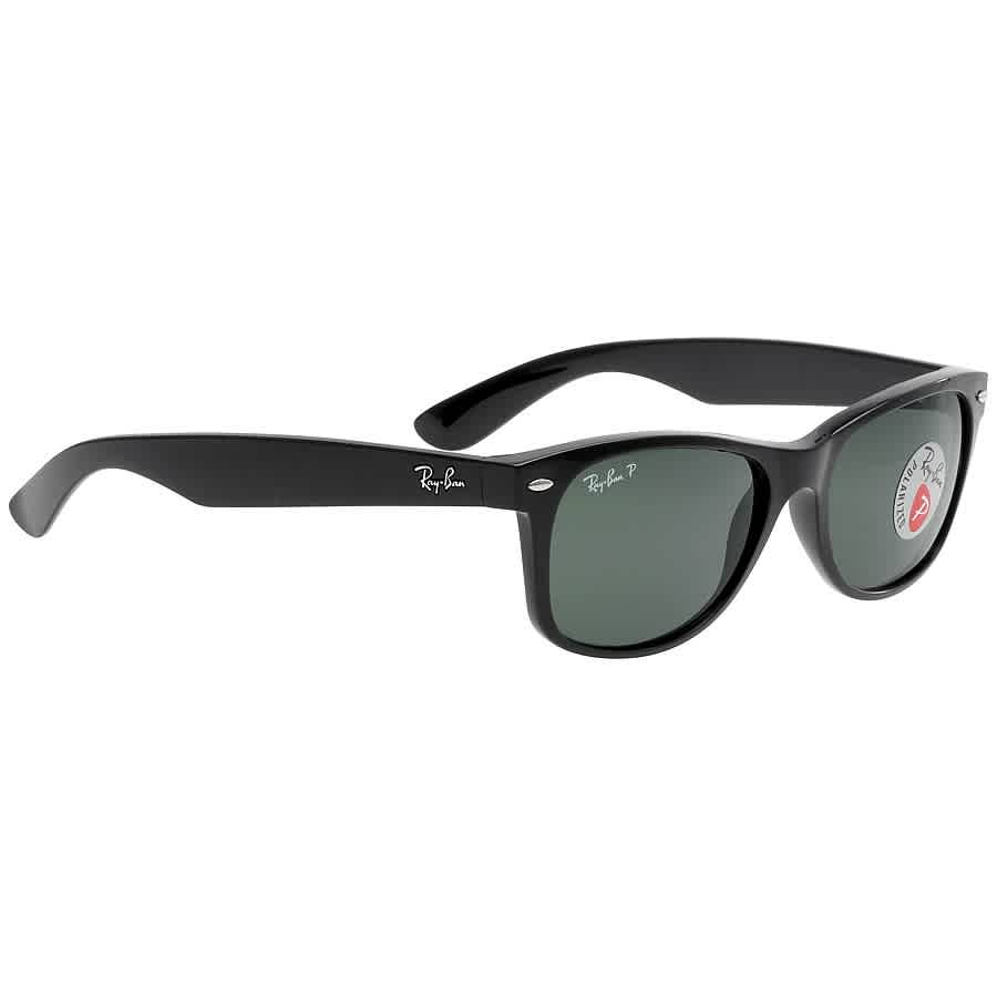 New Wayfarer Classic Polarized Green Unisex Sunglasses RB2132 901/58