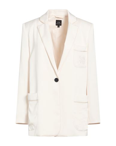 Woman Blazer Ivory Size 4 Polyester