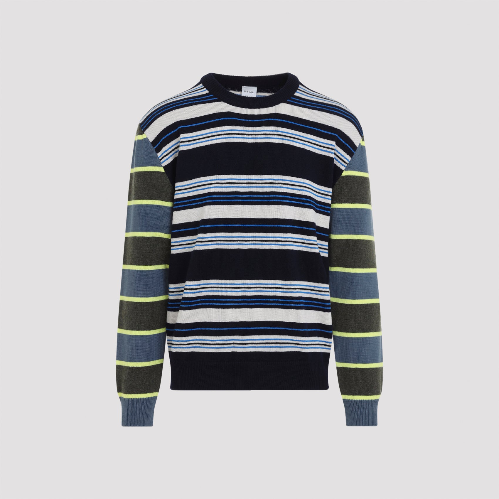 Men's Lambswool & Cotton Round Neck Sweater, FW26