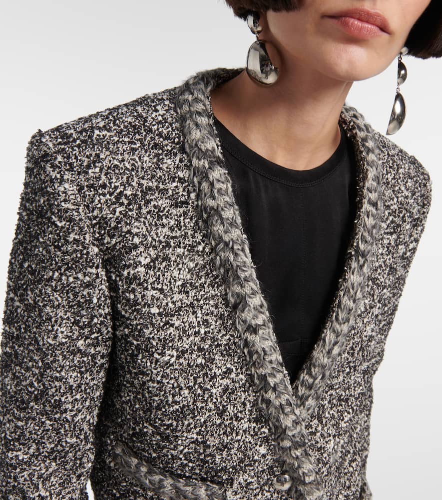Gwendoline cropped tweed blazer