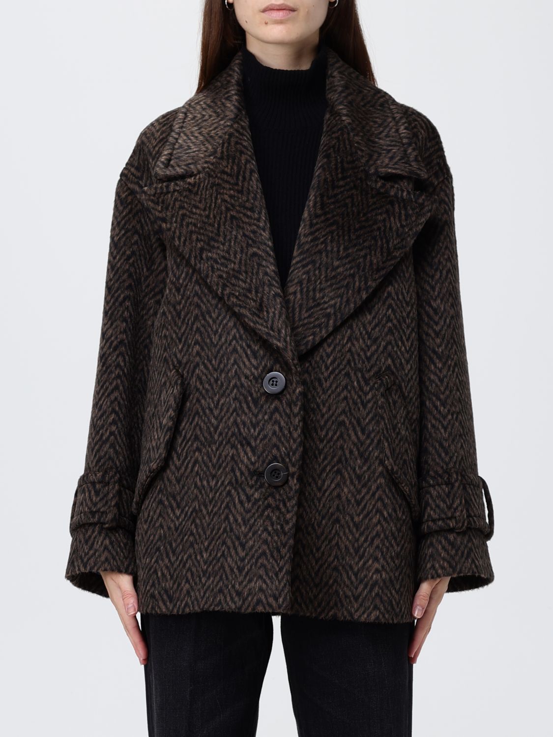Coat Woman color Blue