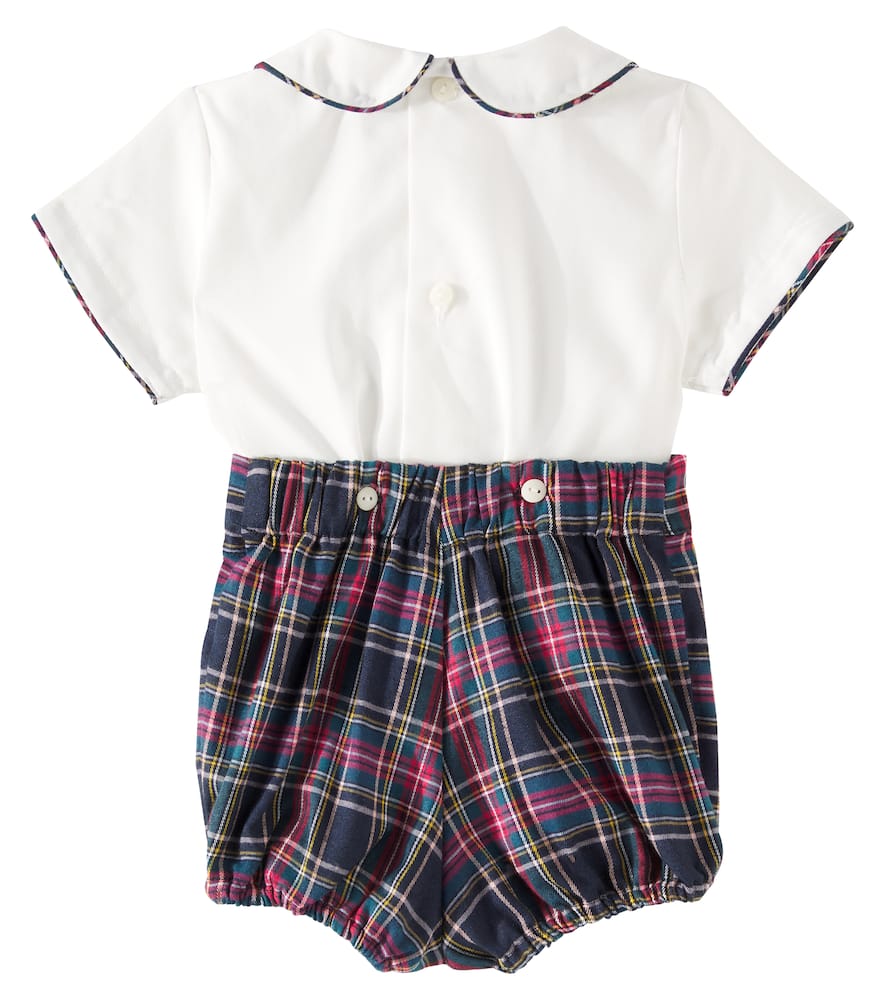 Baby Pablo Tartan sweatshirt and sweatpants set