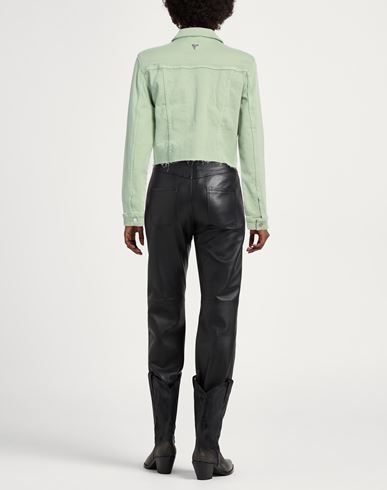 Woman Denim outerwear Light green