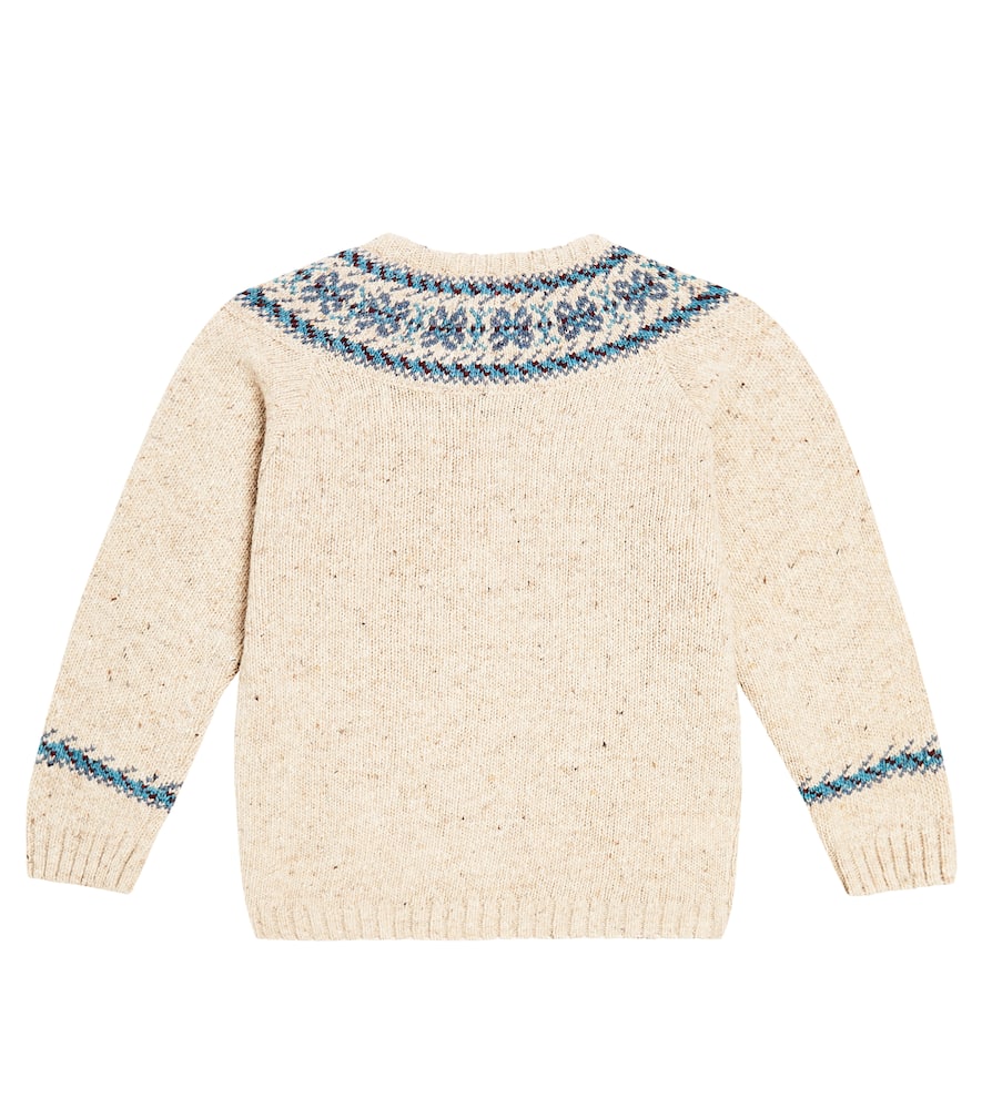 Fair Isle wool-blend intarsia sweater