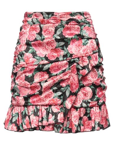 Woman Mini skirt Pink Size 4 Polyester, Viscose, Elastane