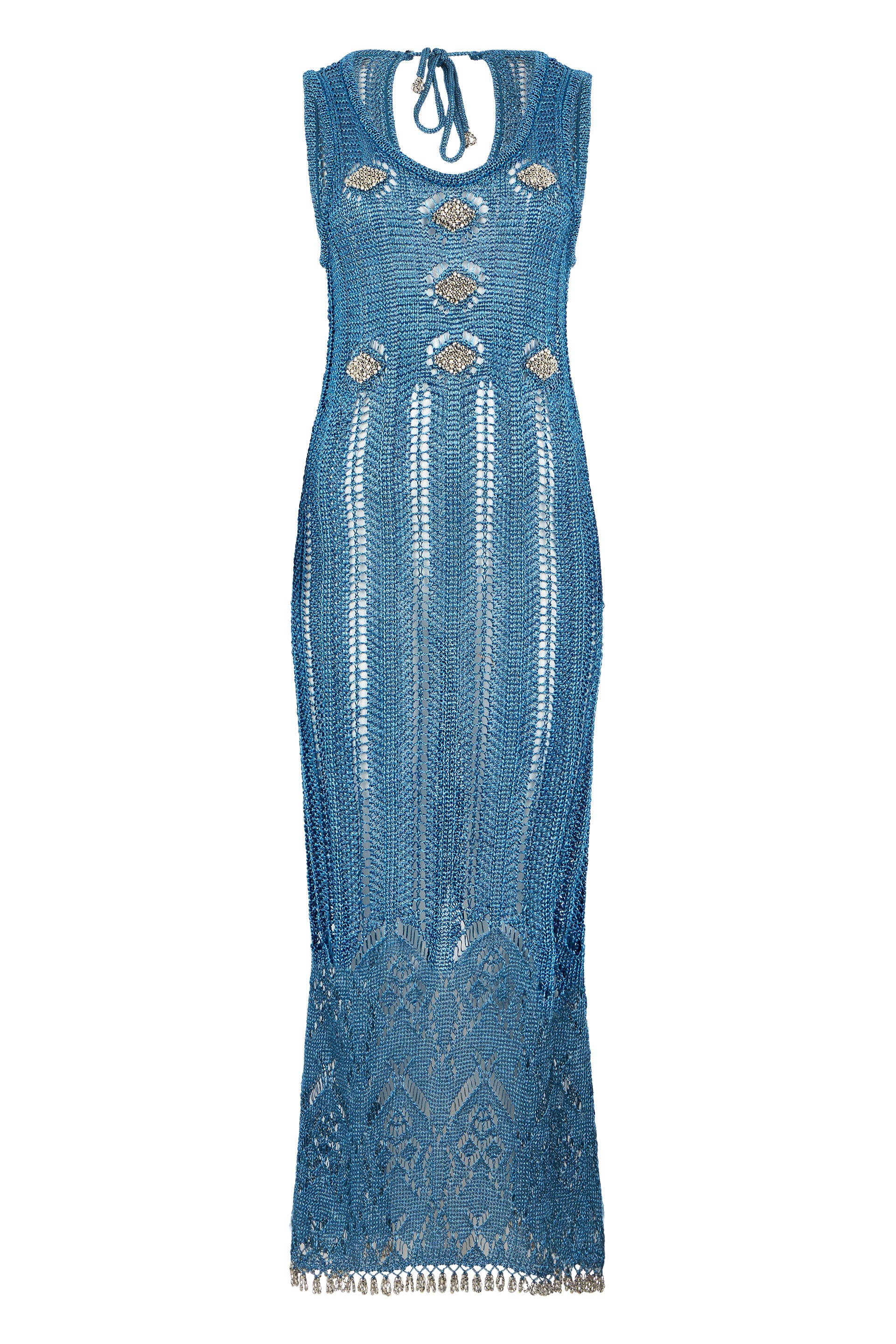 Sleeveless Fitted Midi Dress