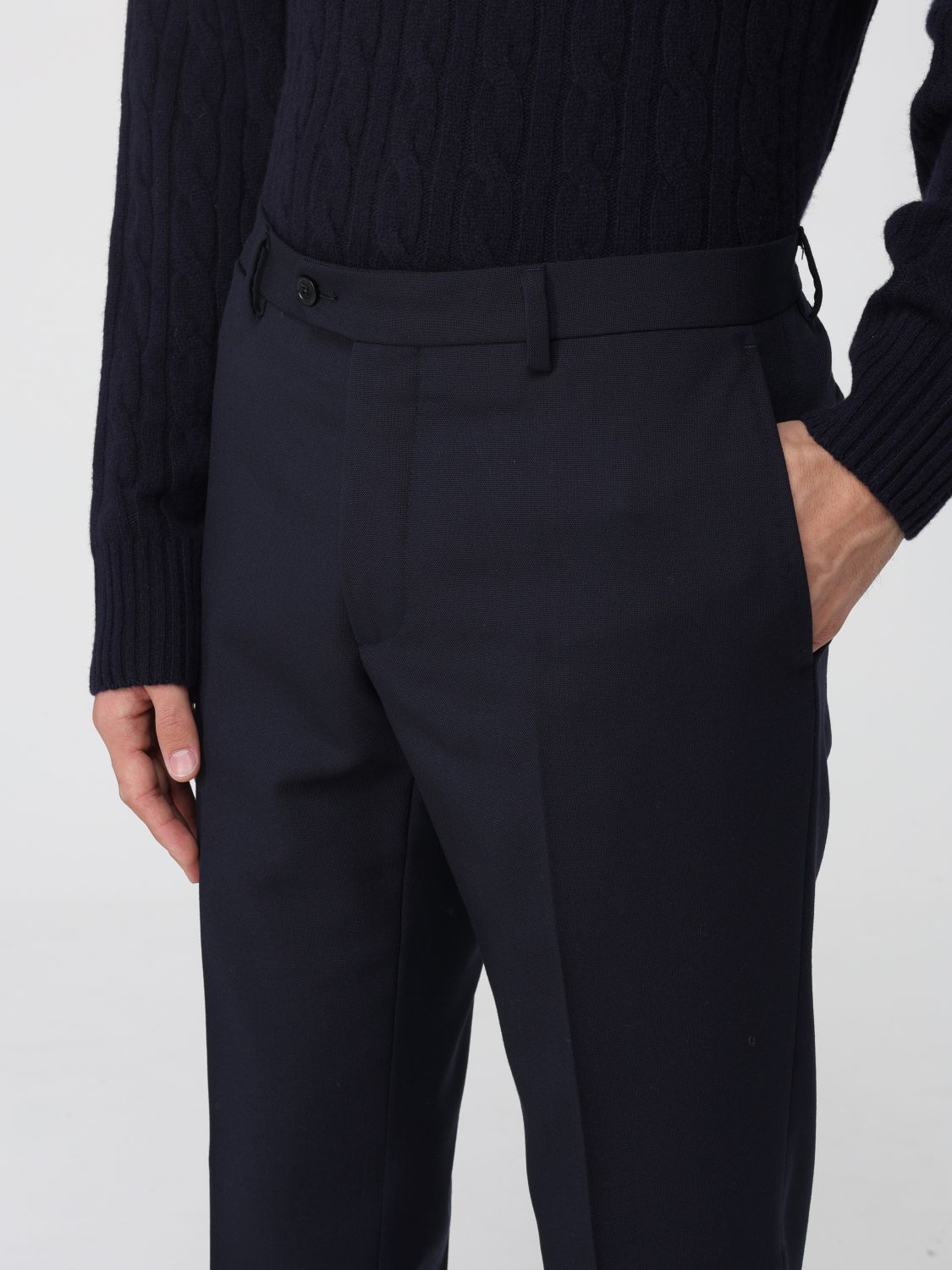 Pants Men color Denim