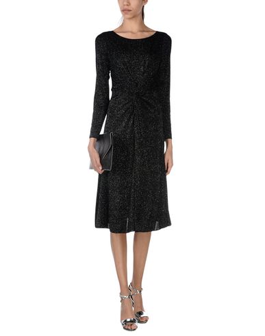 Woman Midi dress Black Size 8 Acetate, Elastane