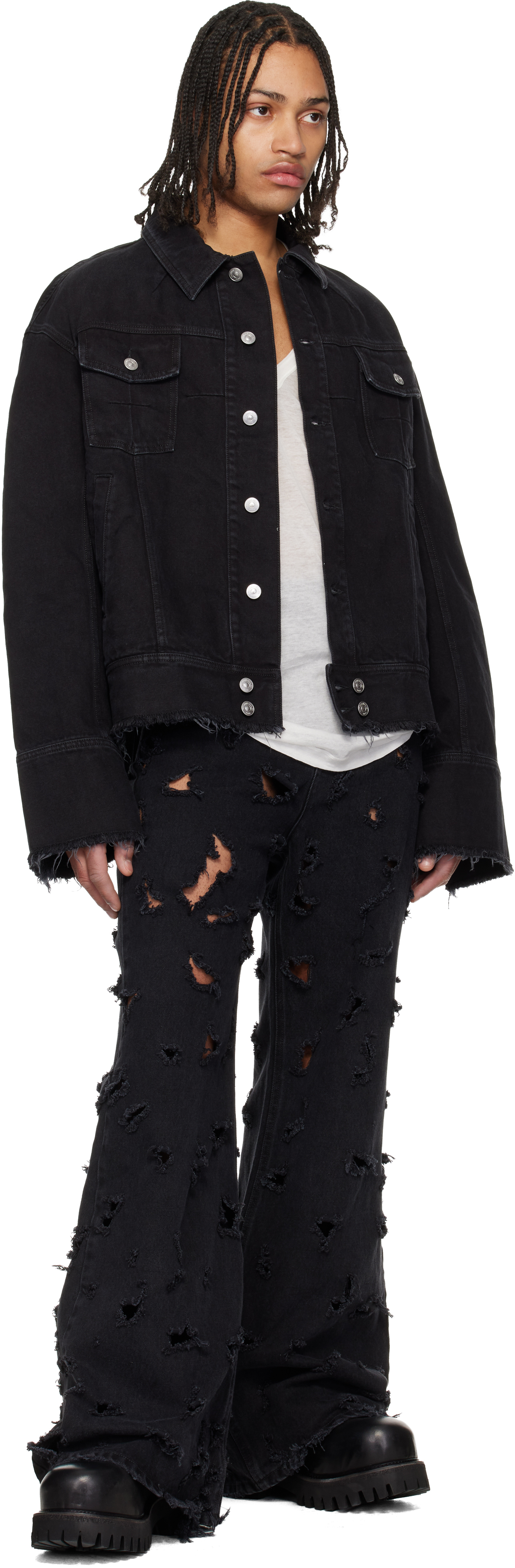 Black Pierre Denim Jacket