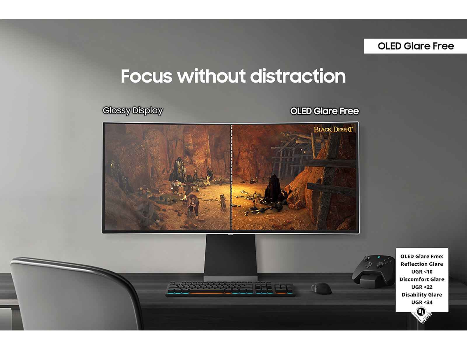 34" Odyssey OLED G8 (G85SD) Ultra-WQHD 175Hz 0.03ms Curved Gaming Monitor(LS34DG856SNXZA)