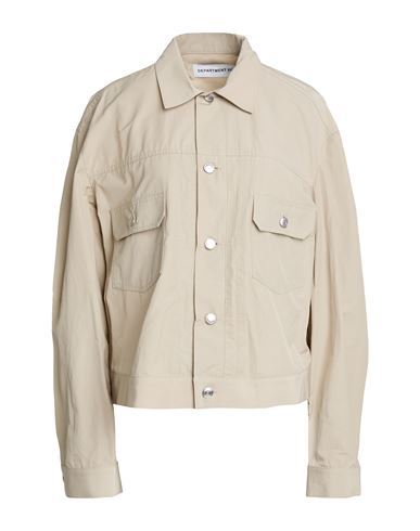 Woman Jacket Beige Size S Polyester, Cotton