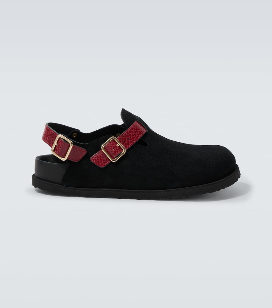 Birkenstock 1774 Tokio Cazador suede clogs