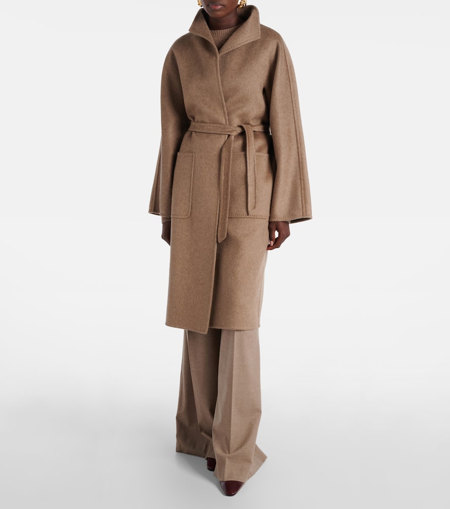 Lilia cashmere wrap coat