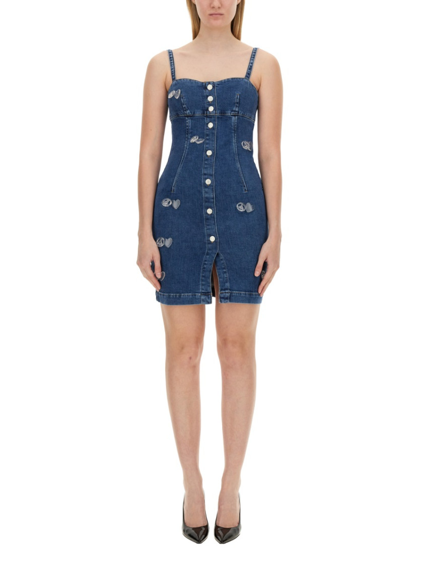 Moschino - button detailing fitted silhouette front slit