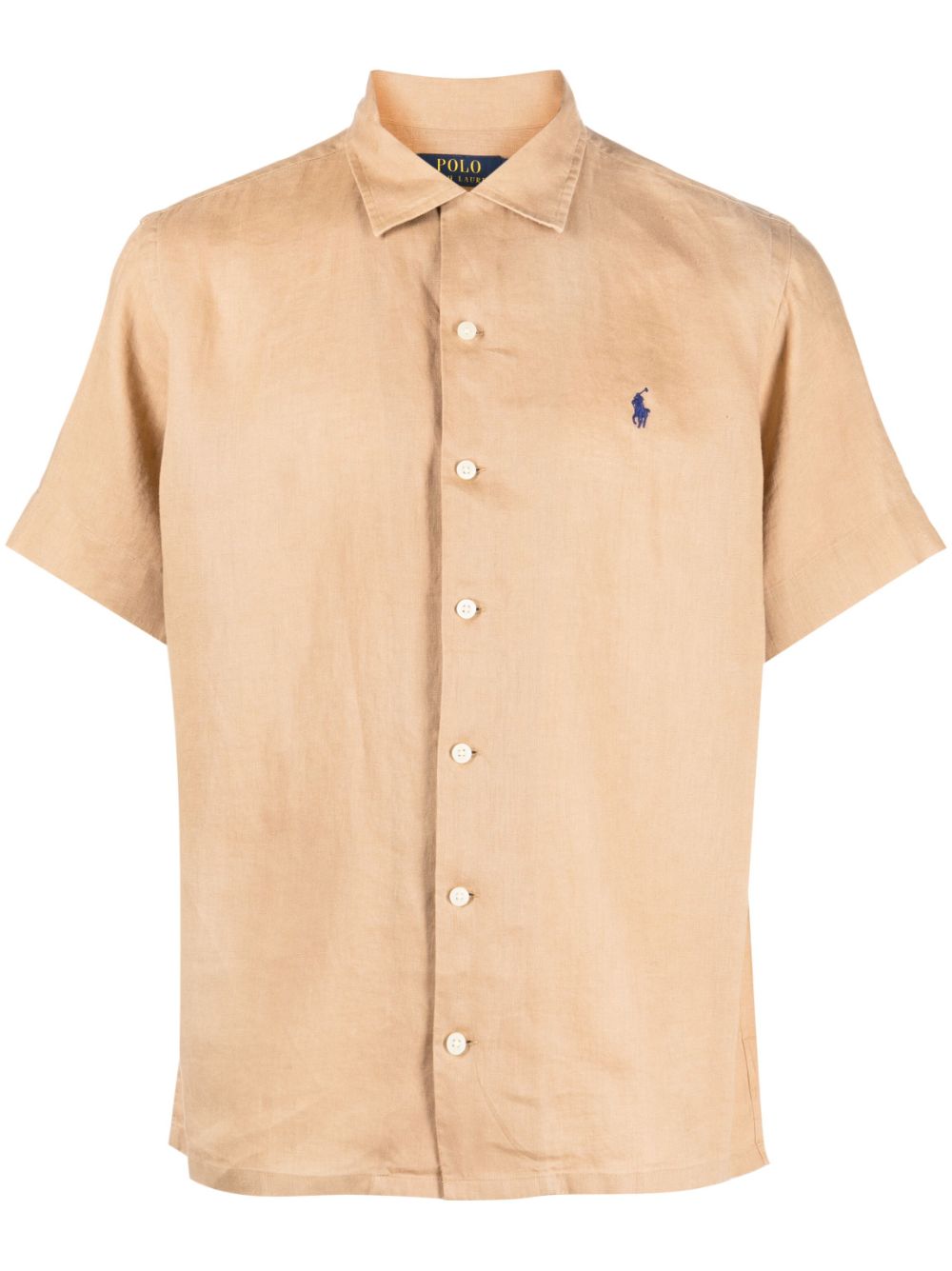 Polo Pony linen shirt - Brown