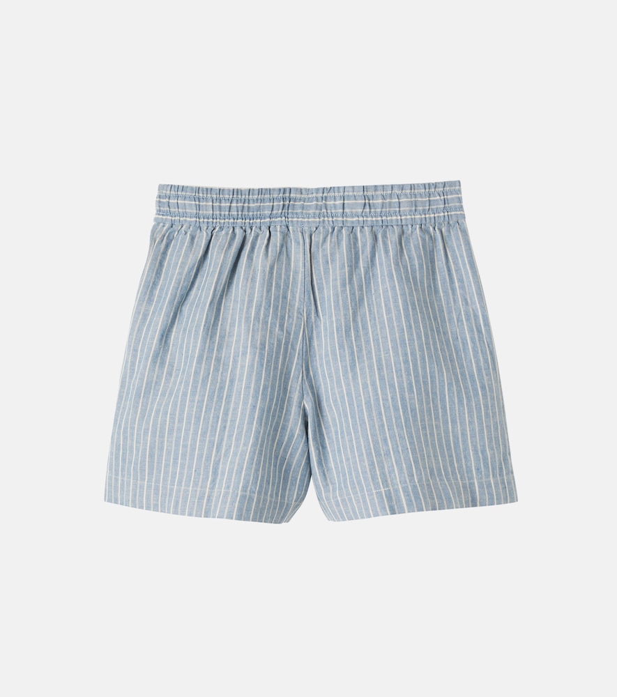 Linen and cotton shorts
