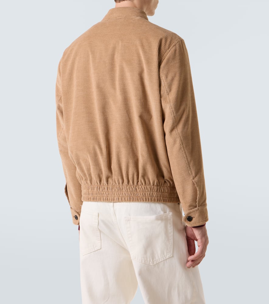 Cotton and alpaca corduroy jacket