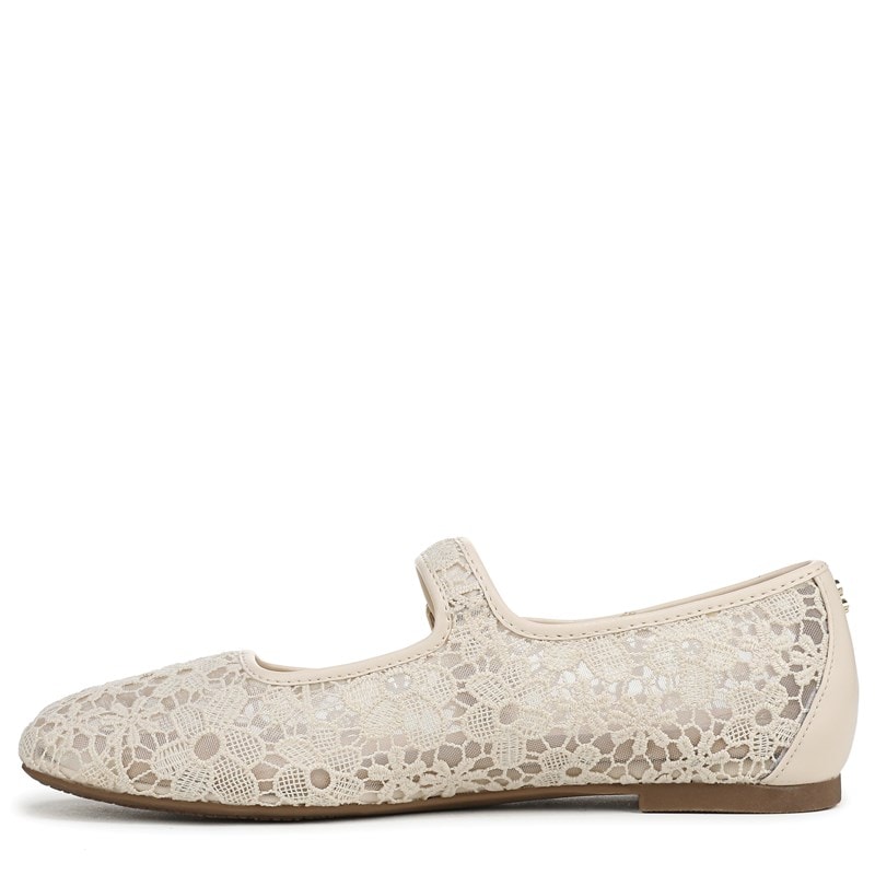 Women's Fredi Mary Jane Flat Shoes (Cream Linen)