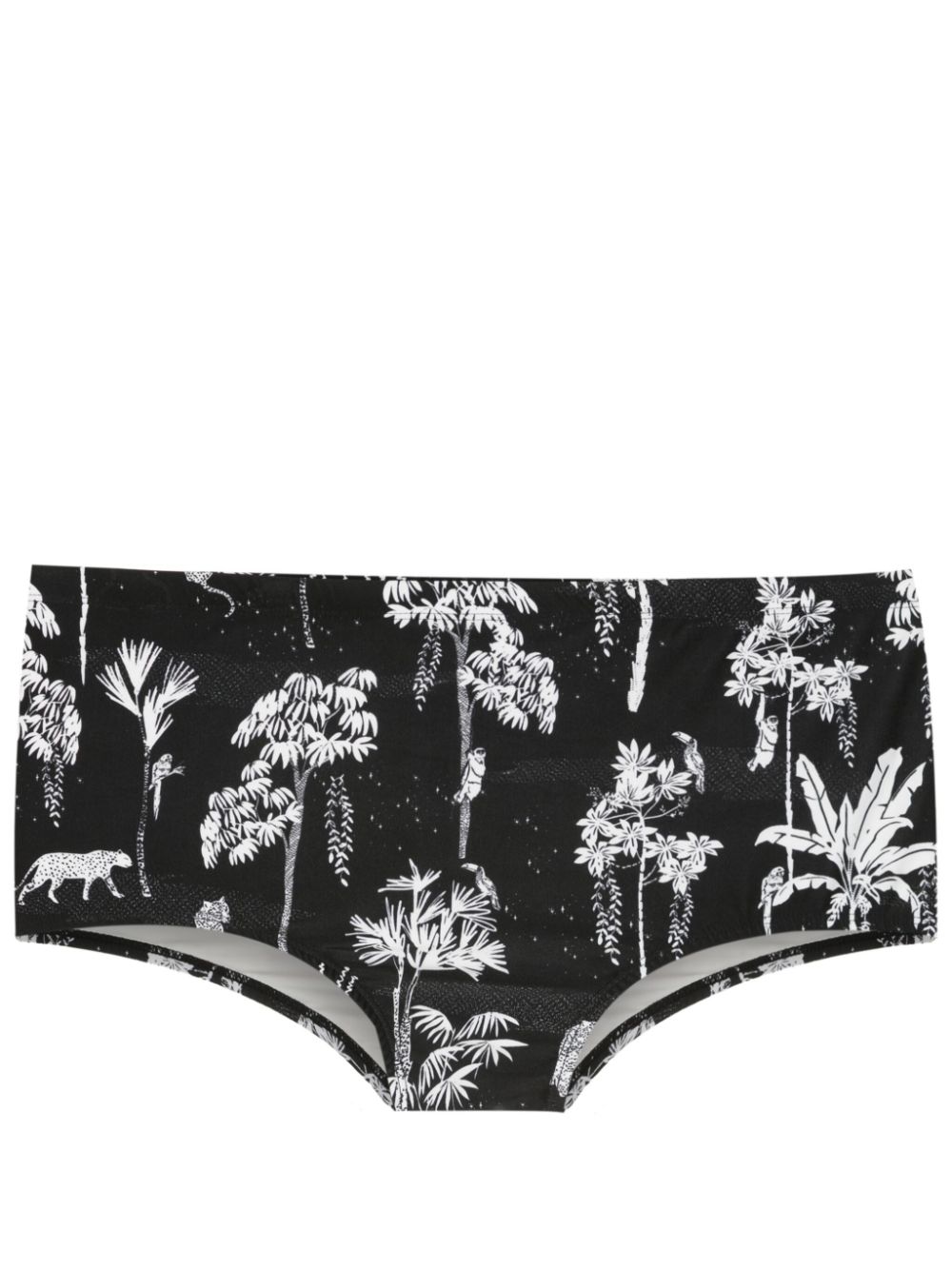 Copacabana jungle-print swimming trunks - Black