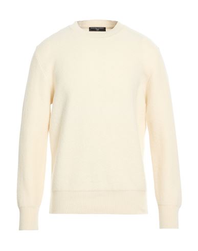 Lab Man Sweater Ivory Size L Merino Wool, Cashmere
