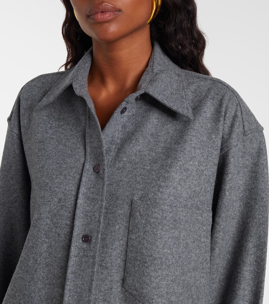 Wool and cashmere shirt