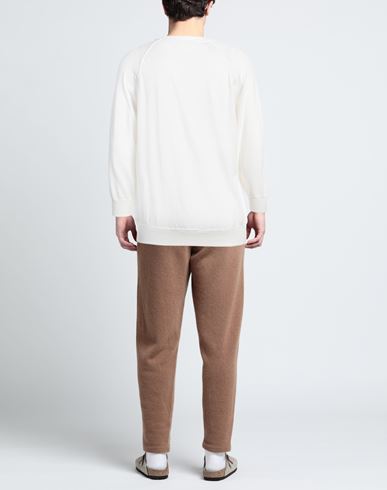 Man Sweater Off white Size 44 Cotton