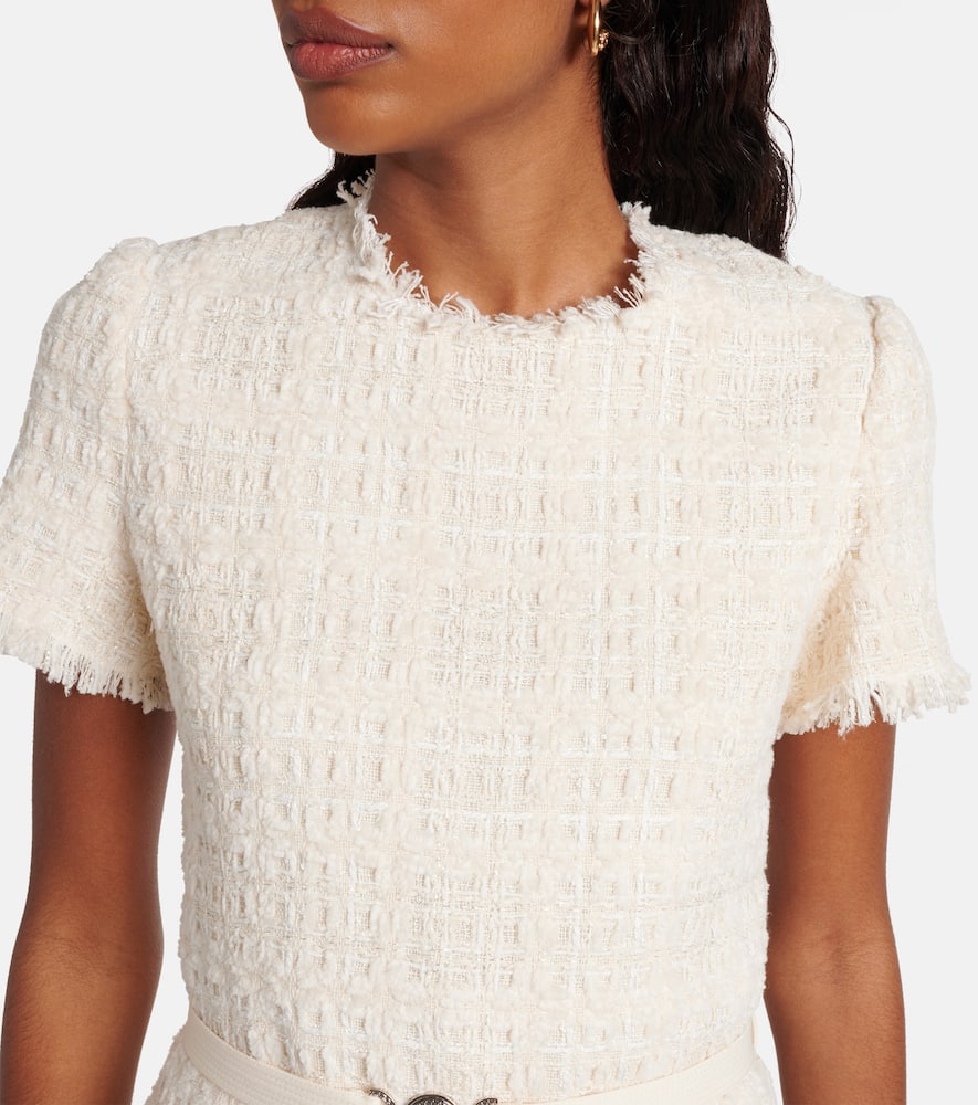 Medusa '95 cotton-blend tweed minidress
