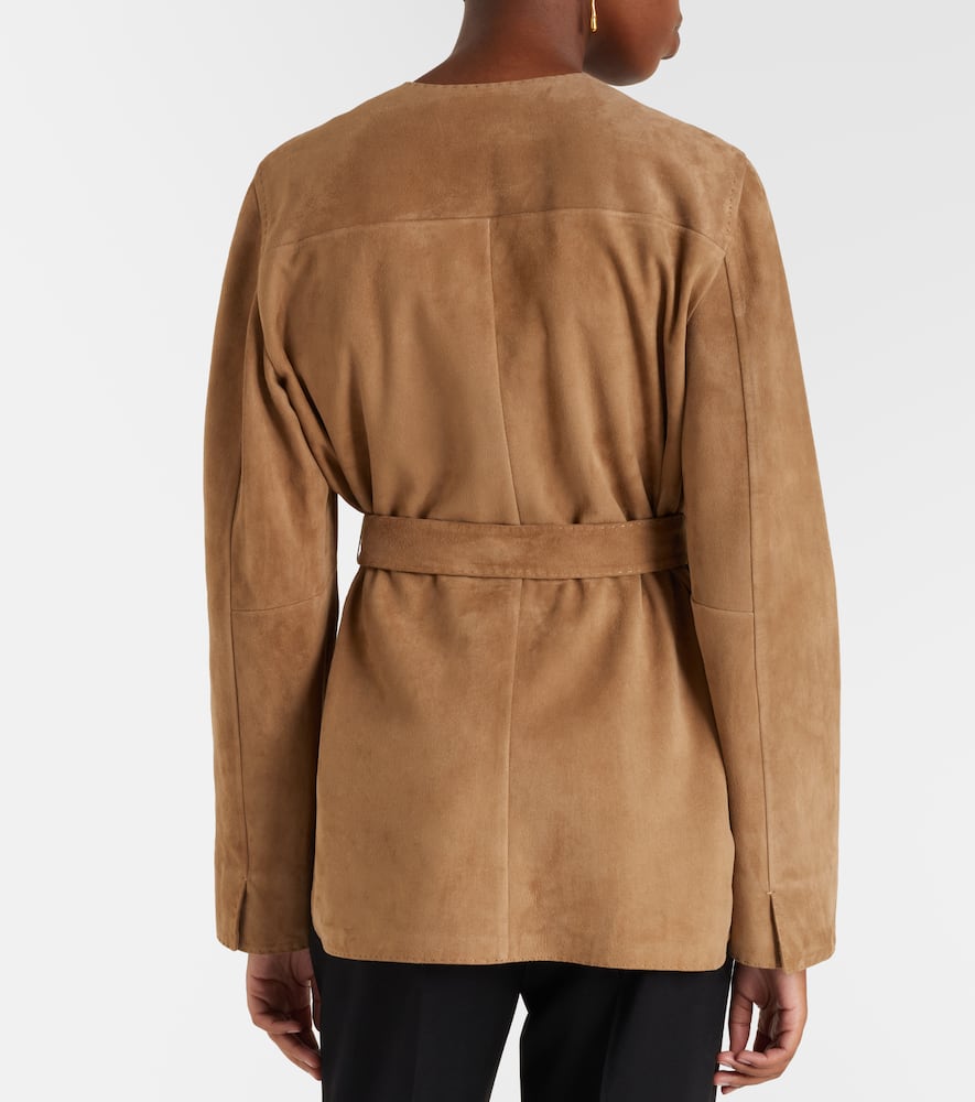 Abito belted suede jacket