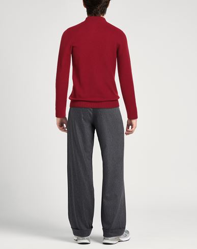 Man Turtleneck Red Size 42 Lambswool