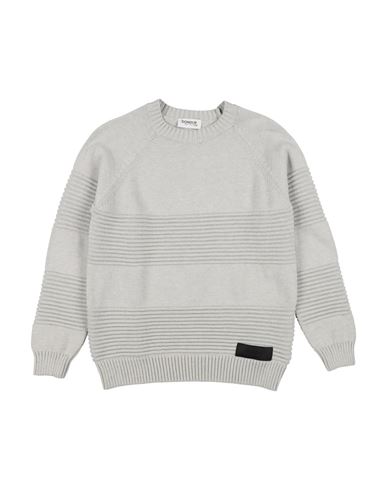 Kid Boy Sweater Light grey Size 12 Cotton, Merino Wool