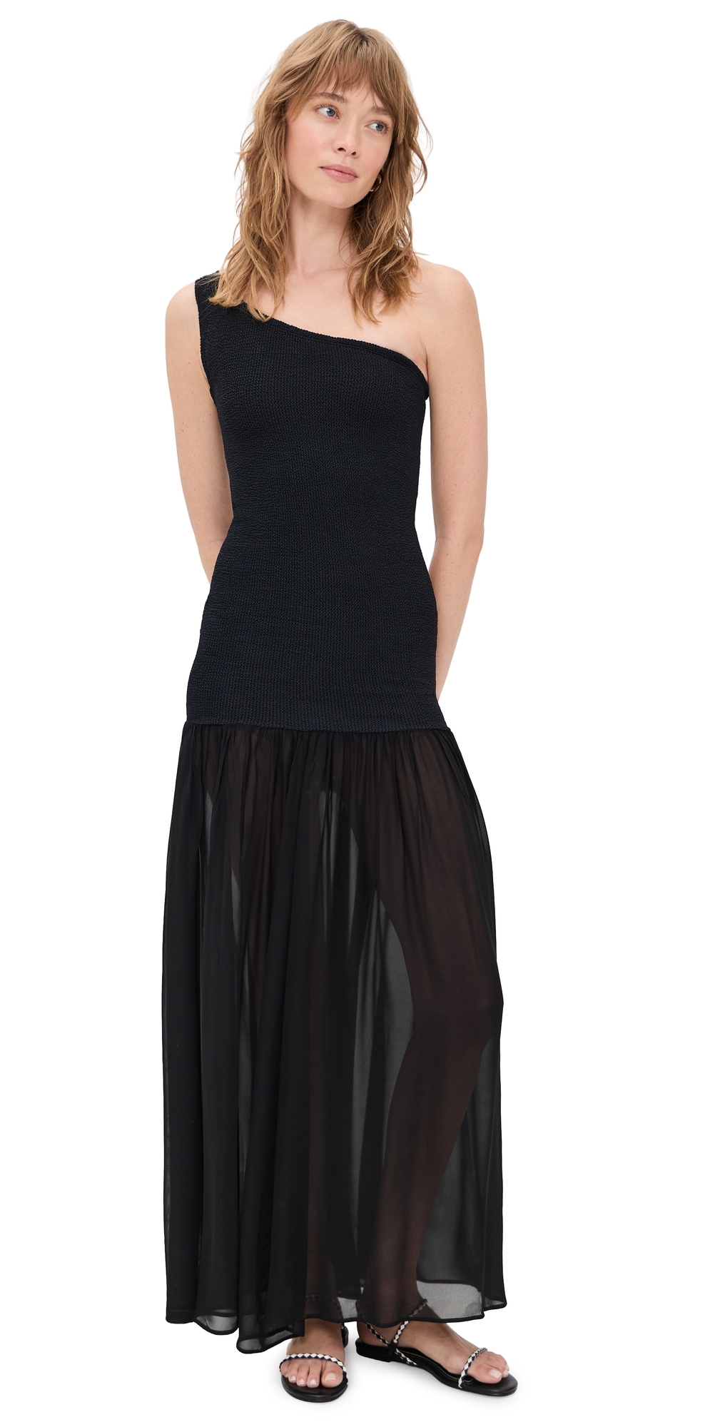 Nancy Hybrid Dress Black One Size
