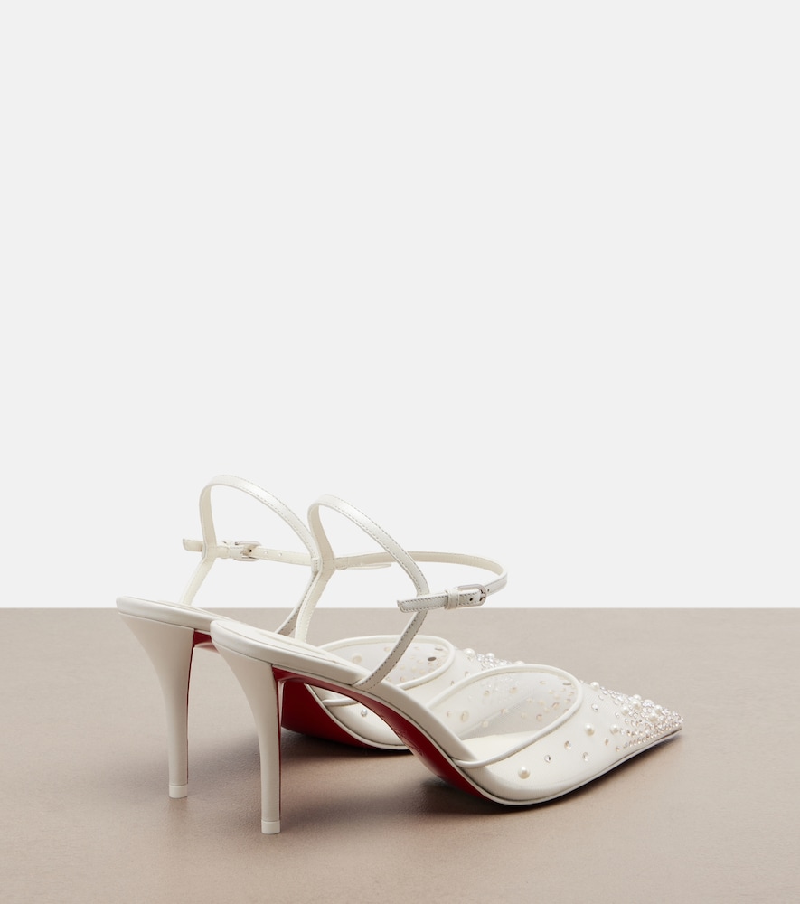 Miss Z embellished slingback pumps