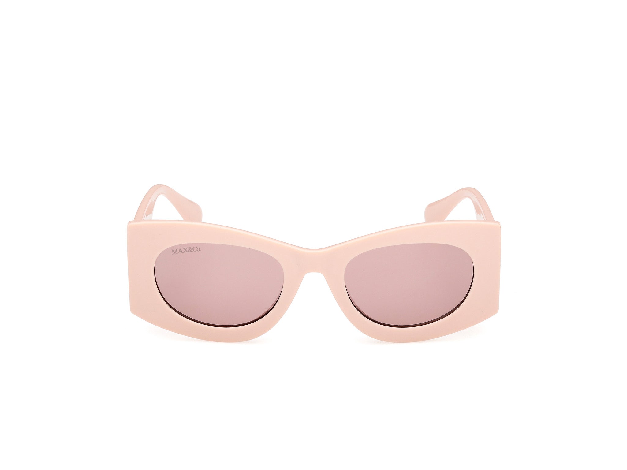 MAX&Co Woman MAX&Co MO0131 72S Sunglasses Injected Pink Bordeaux Geometric Norma