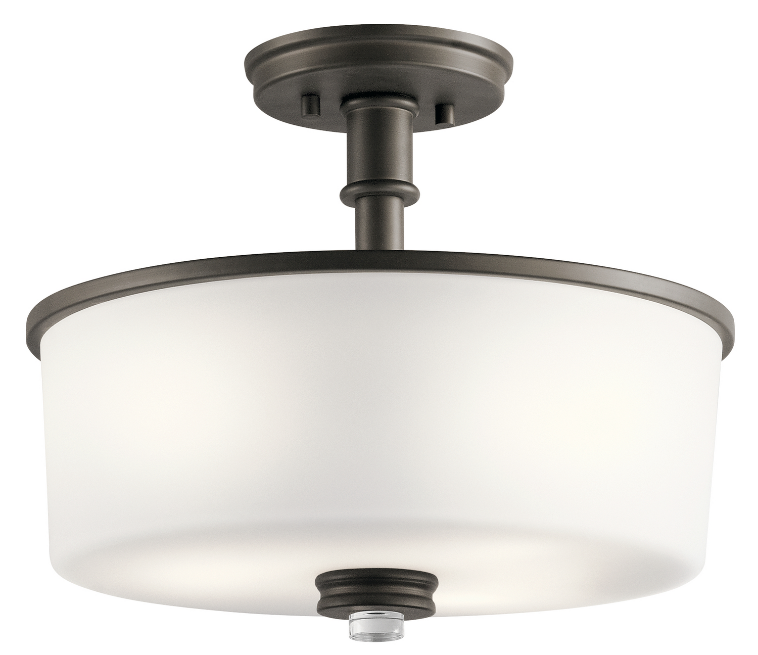 Olde Bronze Three Light Semi Flush Mount from the Joelson Collection