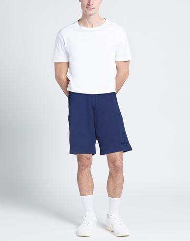 Man Shorts & Bermuda Shorts Blue Size XXS Cotton