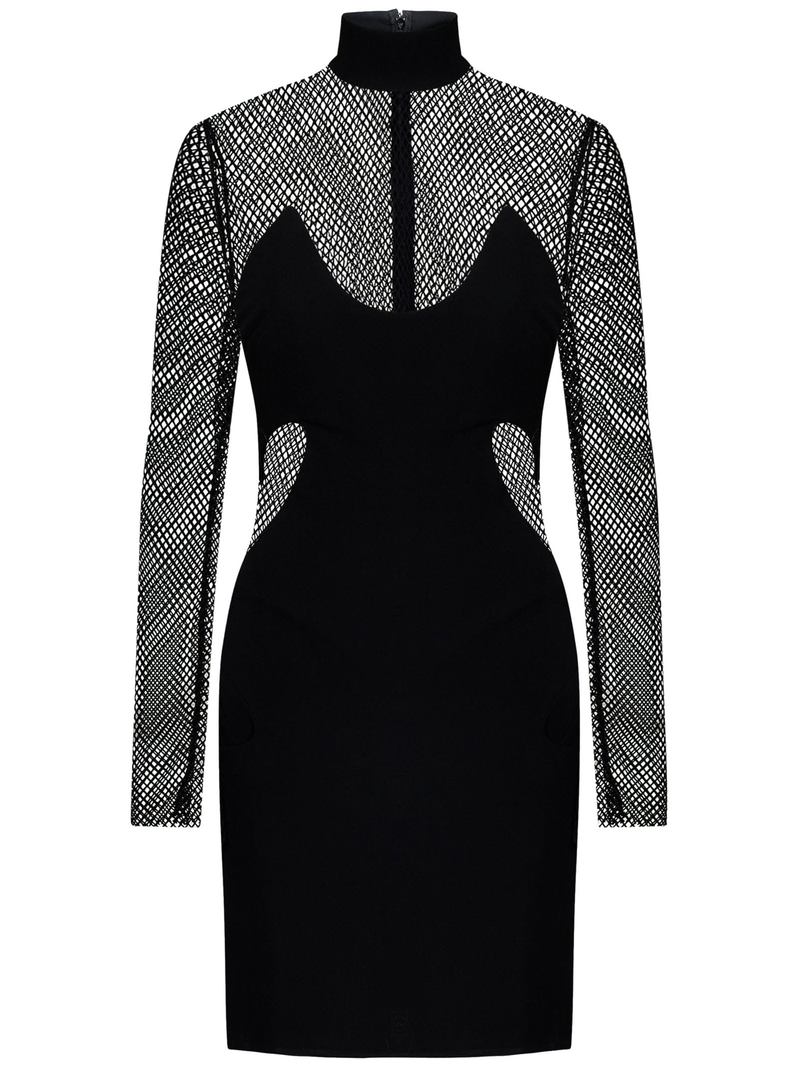 Crepe Jersey Cockatil Mini Dress