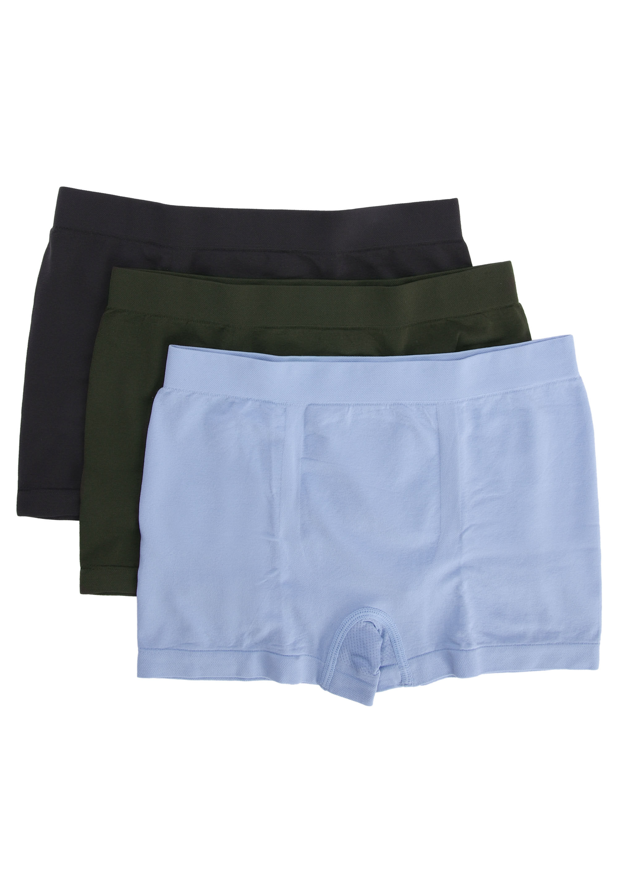 Older Boys 3pk Khaki Seam Free Trunks