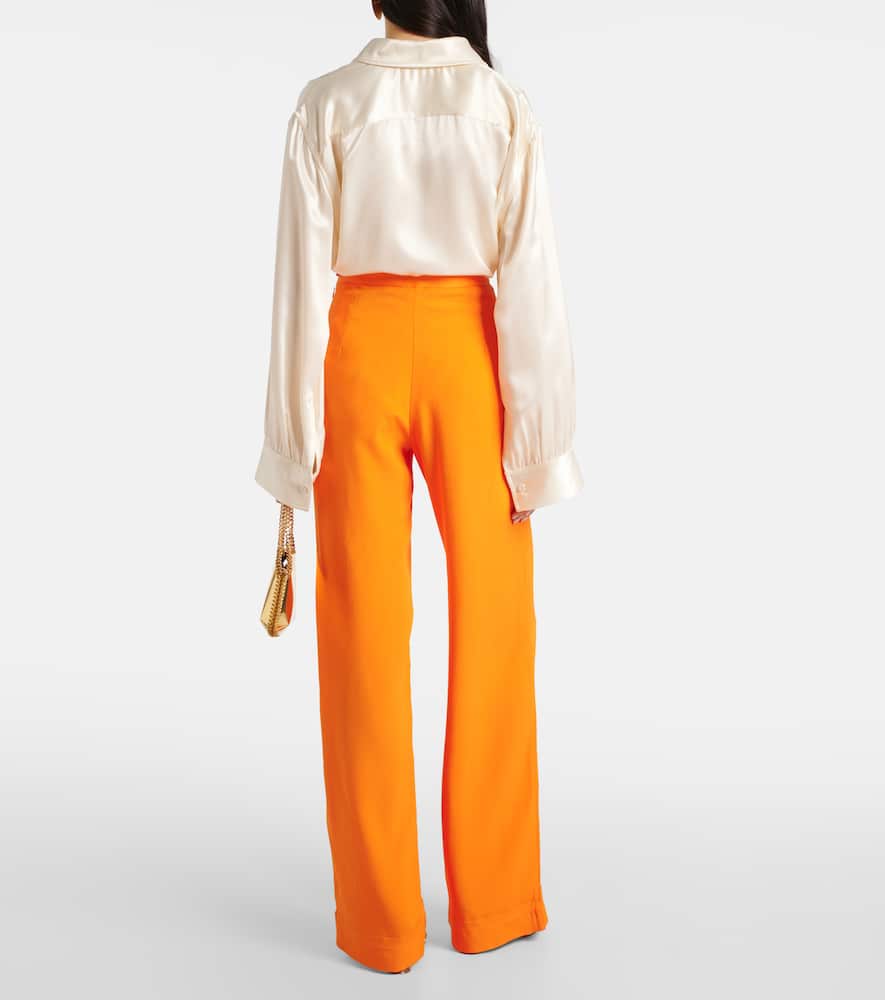 Marlene high-rise wide-leg pants