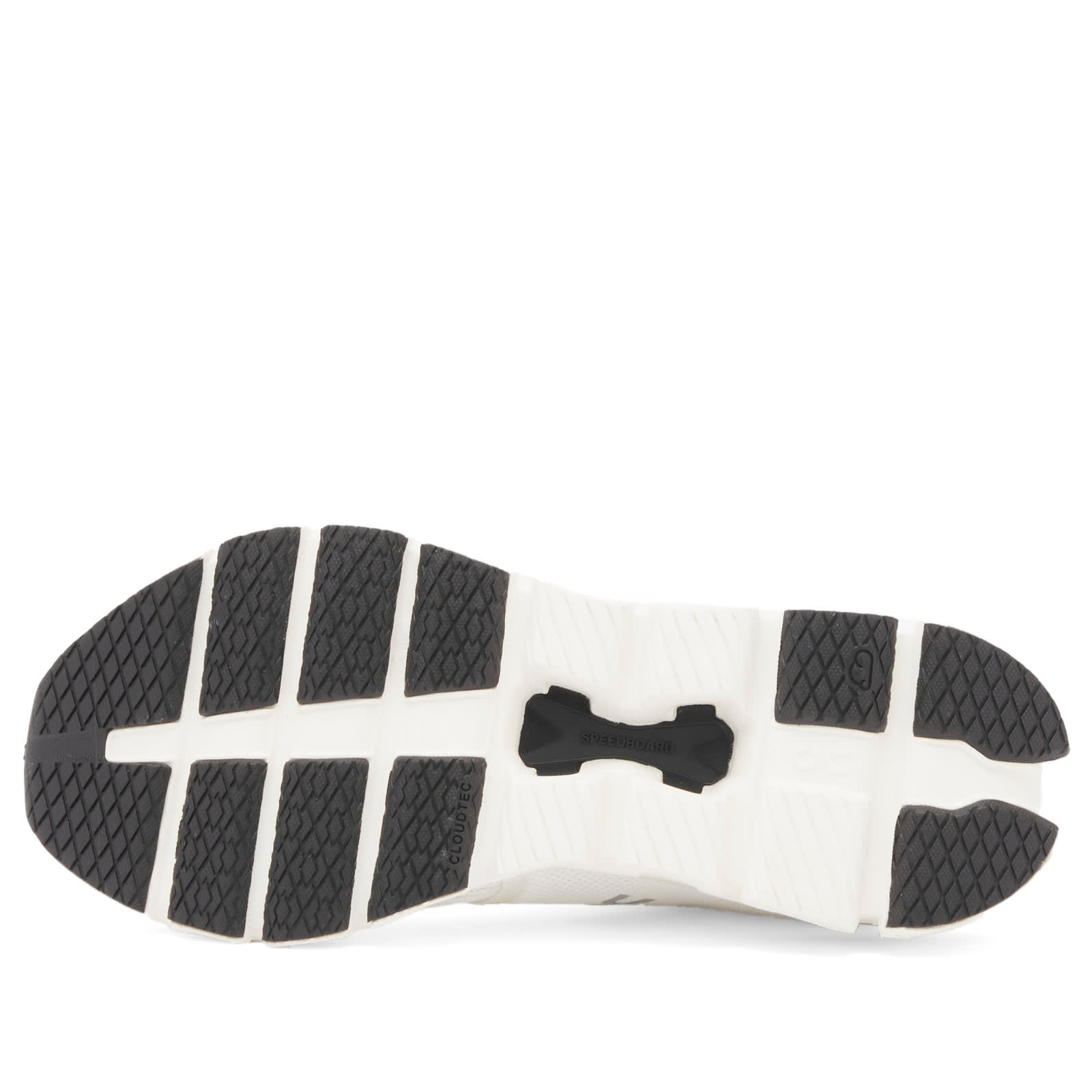 ON Women's Cloud x 4 Sneaker in Ivory/Black
