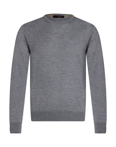 Man Sweater Grey Size 38 Virgin Wool