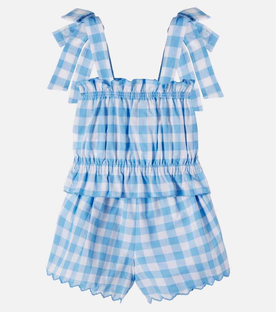 Viola cotton top and shorts set