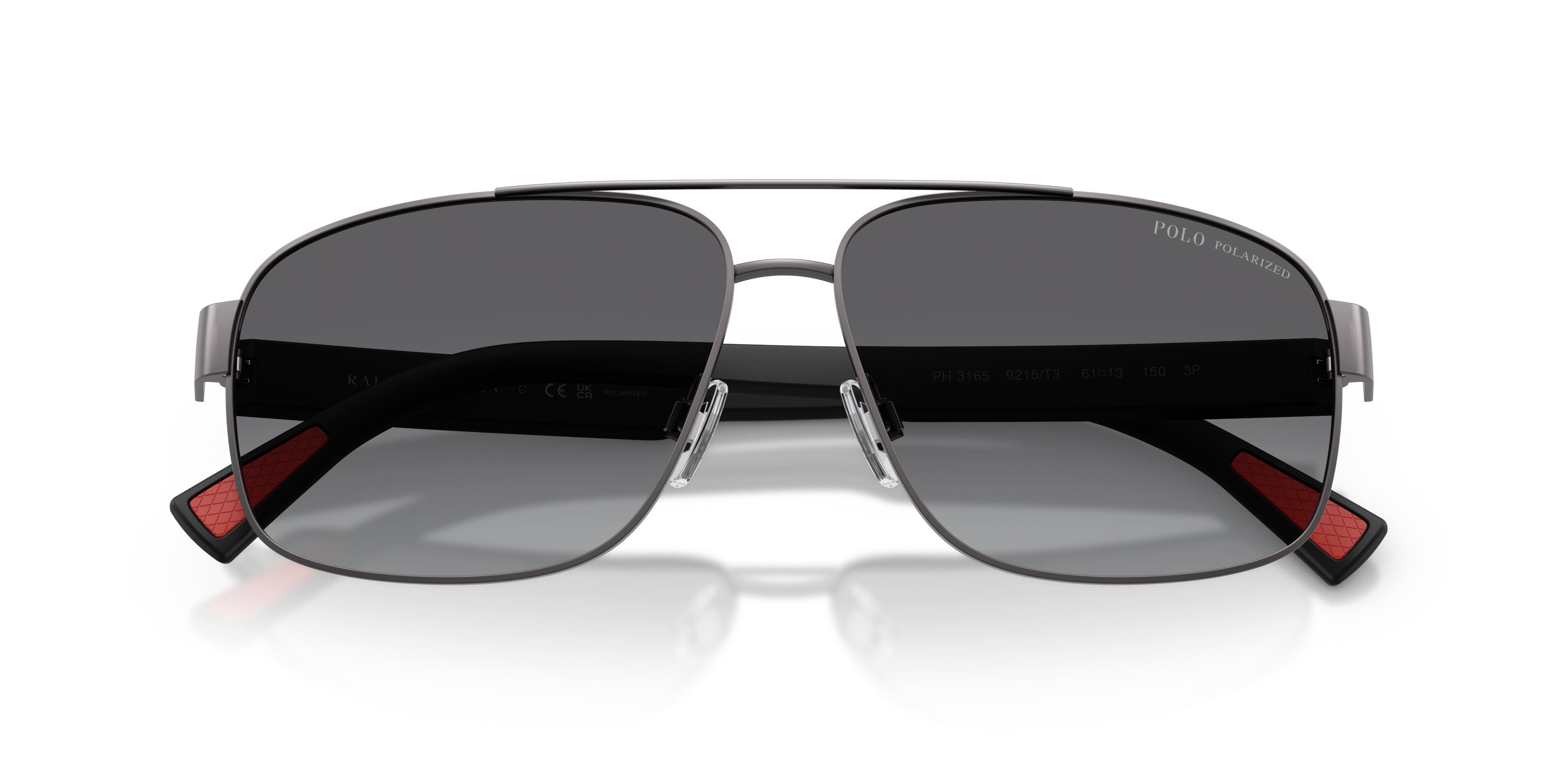 Polo Ralph Lauren Man Polo Ralph Lauren PH3165 9215T3 Sunglasses Metal Grey Grey Pilot Polarized Nuanced